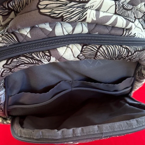 Vera Bradley Essential Backpack Moon Shadow Meadow Pattern NWOT - Picture 6 of 9